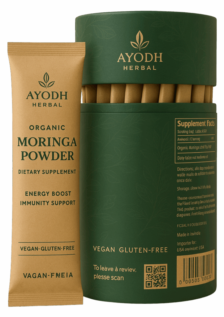 Ayodh Certified Organic Moringa Powder